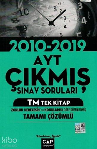 Çap Yayınları AYT TM Tek Kitap Çıkmış Sınav Soruları Çap