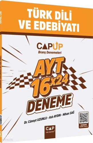 Çap Yayınları AYT Türk Dili ve Edebiyatı 16 X 24 Up Deneme | Aslı Aydı