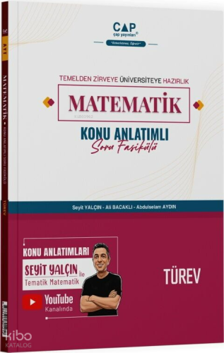 Çap Yayınları Matematik Türev Konu Anlatımlı Soru Fasikülü | Seyit Yal