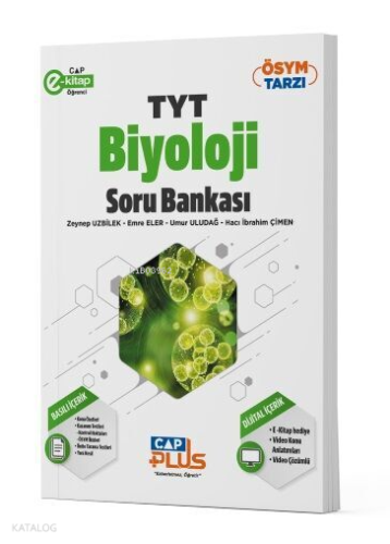 Çap Yayınları TYT Biyoloji Plus Serisi Soru Bankası