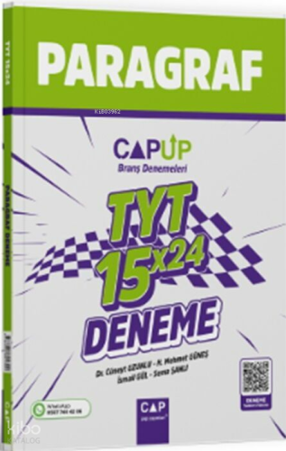 Çap Yayınları TYT Paragraf 15 x 24 Branş Denemesi | Kolektif | Çap Yay