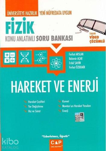 Çap Yayınları Üniversiteye Hazırlık Fizik Hareket ve Enerji Konu Anlatımlı Soru Bankası Çap