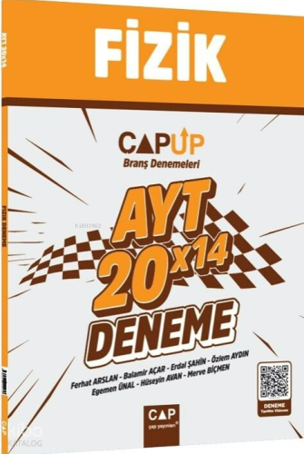 Çap Yayınları YKS AYT Fizik 20x14 UP Deneme Çözümlü | Kolektif | Çap Y