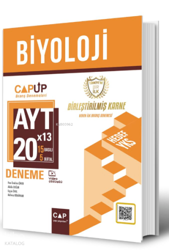 Çap Yks Ayt Up Deneme Biyoloji (15+5) - 2023 | Kolektif | Çap Yayınlar