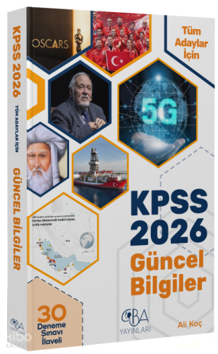 CBA Yayınları 2026 KPSS Güncel Bilgiler Konu Anlatımı (30 Deneme İlaveli)