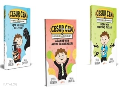Cesur Cem 3 Kitap Set | Stella Tarakson | Theçocuk Yayınları