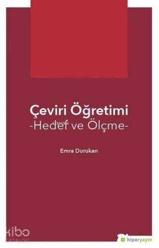 Çeviri Öğretimi Hedef ve Ölçme