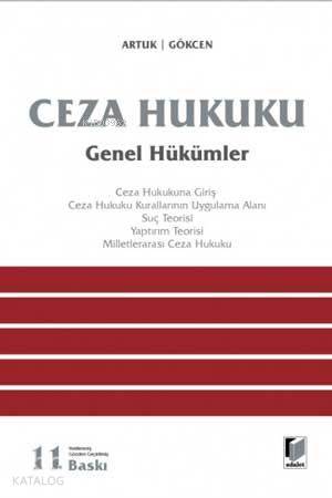 Ceza Hukuku Genel Hükümler (Ciltli)