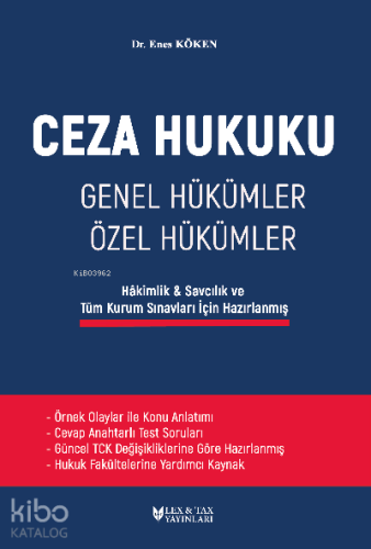 Ceza Hukuku;Genel Hükümler- Özel Hükümler
