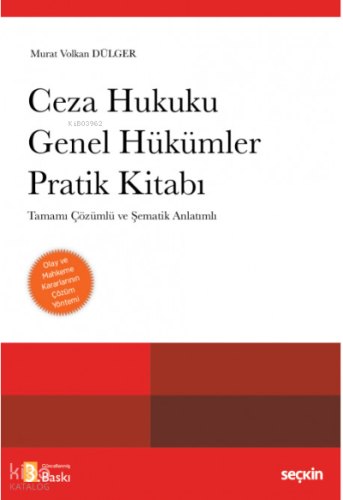 Ceza Hukuku Genel Hükümler Pratik Kitabı