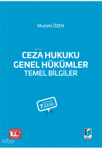 Ceza Hukuku Genel Hükümler Temel Bilgiler