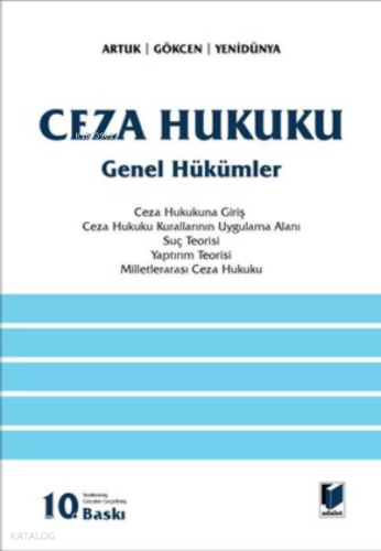 Ceza Hukuku Genel Hükümler