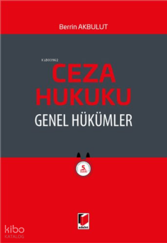 Ceza Hukuku Genel Hükümler