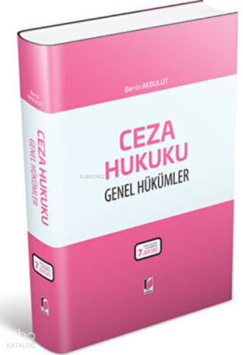 Ceza Hukuku Genel Hükümler