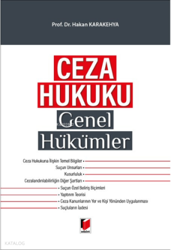 Ceza Hukuku Genel Hükümler