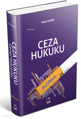 Ceza Hukuku Genel Hükümler