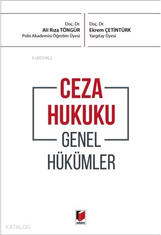 Ceza Hukuku Genel Hükümler