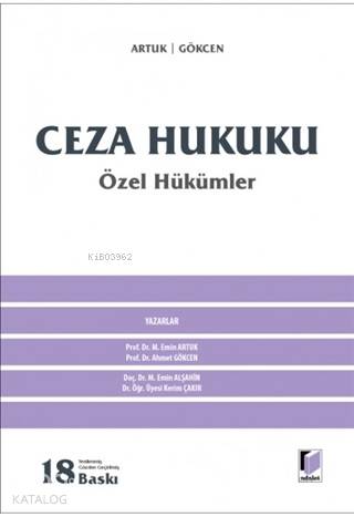 Ceza Hukuku Özel Hükümler