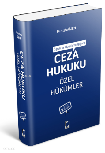 Ceza Hukuku Özel Hükümler