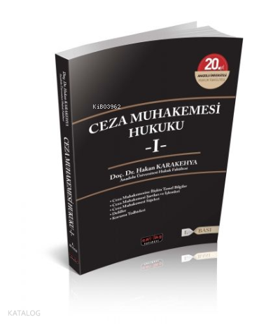 Ceza Muhakemesi Hukuku 1