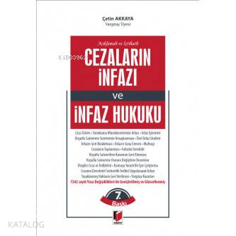 Cezaların İnfazı ve İnfaz Hukuku