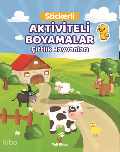 Çiflik Hayvanları Aktiviteli Boyamalar | Kolektif | Yeti Kitap