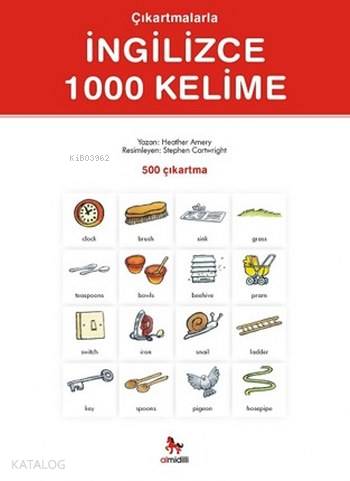 Çıkartmalarla İngilizce 1000 Kelime (500 Çıkartma)