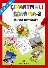 Çıkartmalı Boyama 2 (1-4) Takım Satılır; Orman Hayvanları | Kolektif1 