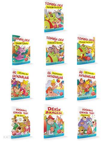 Çıkartmalı Masallar ( 10 Kitap ) | Anonim | Damla Yayınevi