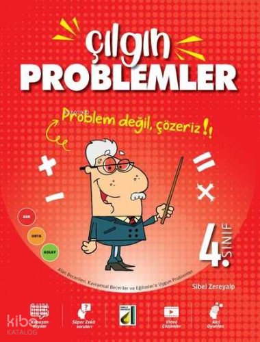 Çılgın Problemler 4. Sınıf | Kolektif | Damla Eğitim