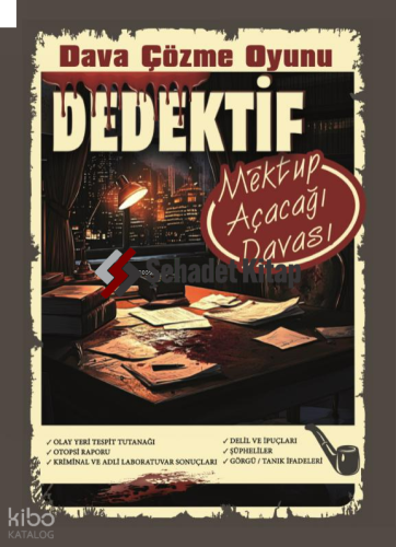 Cinayet Çözme Oyunu Dedektif - Mektup Açacağı Cinayeti