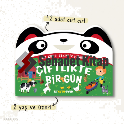 Cırt Cırtlı Etkinlik Kitabım – Çiftlikte Bir Gün (2+ Yaş)