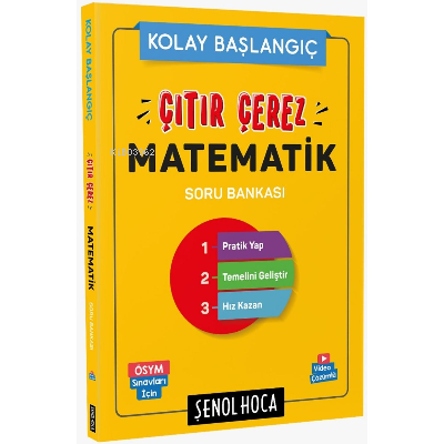 Şenol Hoca Yayınları Çıtır Çerez Matematik Soru Bankası