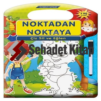Çiz Sil Eğlen Noktadan Noktaya | Kolektif | 0-6 Yaş Yayınları