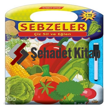 Çiz Sil Eğlen Sebzeler | Kolektif | 0-6 Yaş Yayınları