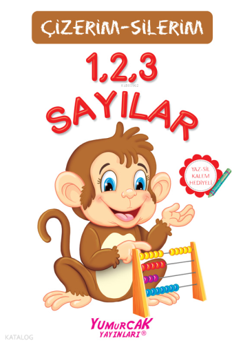 Çizerim - Silerim - 1, 2, 3 Sayılar