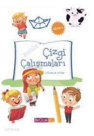 Çizgi Çalışmaları Etkinlik Kitabı - 48 Ay | Elif Alkan | Bir Ocak Yayı