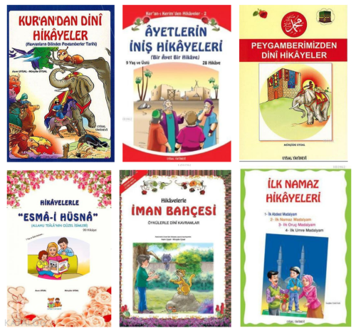 Çocuklar İçin Dini Hikayeler Seti (6 Kitap) | Asım Uysal | Uysal Yayın