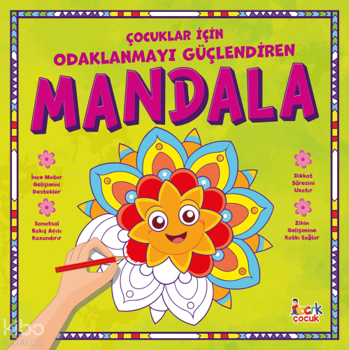 Çocuklar İçin Odaklanmayı Güçlendiren Mandala | Kolektif | Bıcırık (Bc