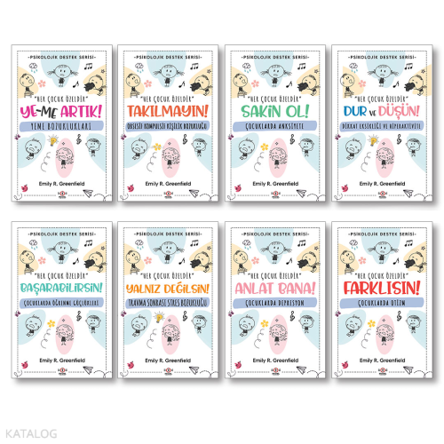 Çocuklar İçin Psikoloik Destek Seti;8 Kitap Takım