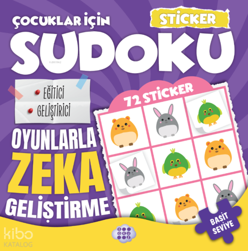 Çocuklar İçin Sudoku - Basit Seviye 2 (Sticker Hediyeli) | Kolektif | 