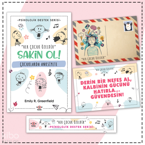 Çocuklarda Anksiyete - Kartpostal ve Ayraç