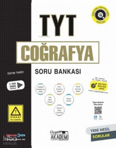 Coğrafya - Soru Bankası | Kolektif | Üçgen Akademi (Hazırlık)