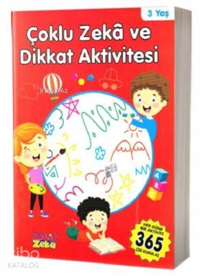 Çoklu Zeka ve Dikkat Aktivitesi 3 Yaş - Kırmızı Kitap