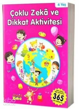 Çoklu Zeka ve Dikkat Aktivitesi 4 Yaş - Pembe Kitap | Kolektif | Aktif