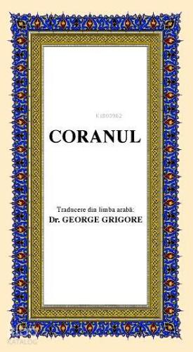 Coranul; Romence Kur'ân-ı Kerîm Meâli (orta boy, ipek şamua kâğıt, karton kapak)