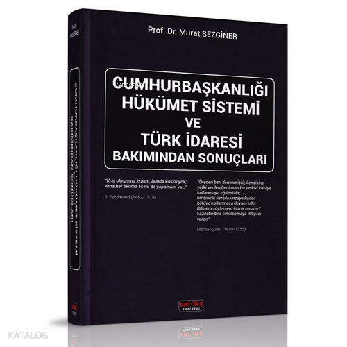 Cumhurbaşkanlığı Hükümet Sistemi