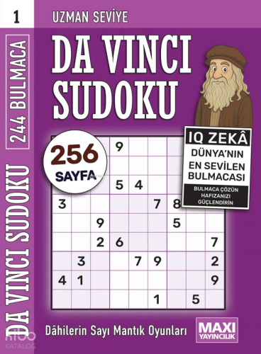 Da Vinci Uzman Sudoku 1 | Kolektif | Maxi Yayıncılık
