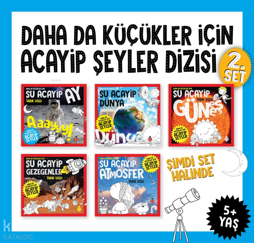 Daha Da Küçükler İçin Acayip Şeyler Seti 2 - 5 Kitap | Kolektif | Uğur