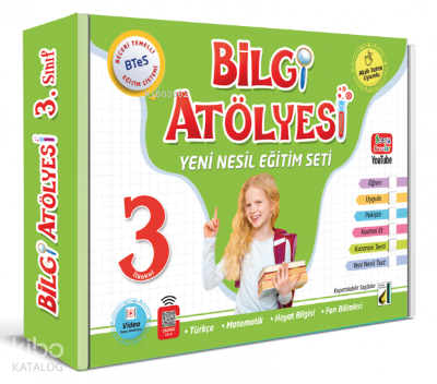 Damla Eğitim Bilgi Atölyesi Yeni Nesil Eğitim Seti - 3 (1. Hamur)